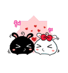 Packy ＆ Picxy : Cutie Rabbits（個別スタンプ：28）