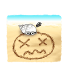 Sand Writing ＆ Hermit Crab (Int'l)（個別スタンプ：13）