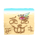 Sand Writing ＆ Hermit Crab (Int'l)（個別スタンプ：20）