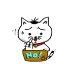 ニャン子とダンボール箱（個別スタンプ：3）