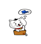 ニャン子とダンボール箱（個別スタンプ：18）