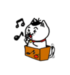 ニャン子とダンボール箱（個別スタンプ：30）