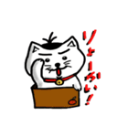 ニャン子とダンボール箱（個別スタンプ：33）