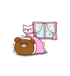 恋するくまねこ（個別スタンプ：4）