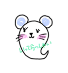 手書き ゆるオバケ（個別スタンプ：3）