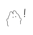 whiteうさぎ（個別スタンプ：5）