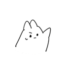 whiteうさぎ（個別スタンプ：6）