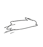 whiteうさぎ（個別スタンプ：13）