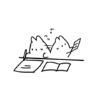 whiteうさぎ（個別スタンプ：14）