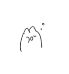 whiteうさぎ（個別スタンプ：17）