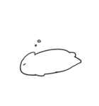 whiteうさぎ（個別スタンプ：18）