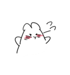 whiteうさぎ（個別スタンプ：20）