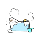 whiteうさぎ（個別スタンプ：32）