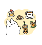 whiteうさぎ（個別スタンプ：34）