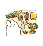 whiteうさぎ（個別スタンプ：35）