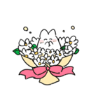 whiteうさぎ（個別スタンプ：36）