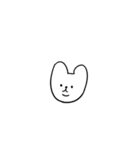 whiteうさぎ（個別スタンプ：40）
