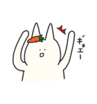人参とうさぎさんスタンプ（個別スタンプ：2）