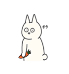 人参とうさぎさんスタンプ（個別スタンプ：28）