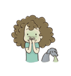 Me and my dog（個別スタンプ：7）