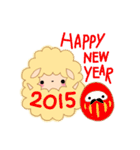 2015ひつじのもっくん（個別スタンプ：4）