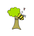 Mrs. Bee ＆ Mr. Tree（個別スタンプ：18）