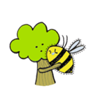 Mrs. Bee ＆ Mr. Tree（個別スタンプ：20）