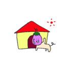 ナス犬スタンプ（個別スタンプ：38）