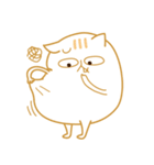 Fat cat PUCHU-CHU（個別スタンプ：28）