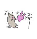 ねこうさぎの毎日（個別スタンプ：4）