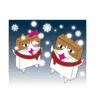 壁猫様クリスマスバージョン〜正月（個別スタンプ：29）