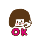 おかっぱ犬(babymi)（個別スタンプ：1）