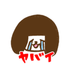 おかっぱ犬(babymi)（個別スタンプ：24）