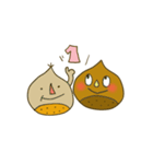 まろとモン太（個別スタンプ：7）