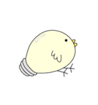 『 ヒヨコ電球 』（個別スタンプ：8）