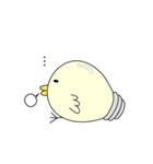 『 ヒヨコ電球 』（個別スタンプ：39）