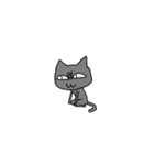 自由な黒猫（個別スタンプ：2）
