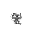 自由な黒猫（個別スタンプ：5）