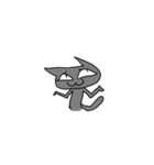 自由な黒猫（個別スタンプ：7）