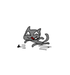 自由な黒猫（個別スタンプ：9）