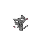 自由な黒猫（個別スタンプ：10）