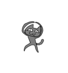 自由な黒猫（個別スタンプ：11）