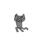 自由な黒猫（個別スタンプ：12）
