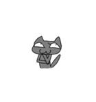 自由な黒猫（個別スタンプ：15）