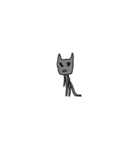 自由な黒猫（個別スタンプ：16）