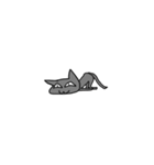 自由な黒猫（個別スタンプ：18）
