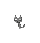 自由な黒猫（個別スタンプ：26）