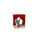 自由な黒猫（個別スタンプ：29）