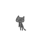 自由な黒猫（個別スタンプ：32）