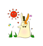 帽子うさぎ『Hat Rabbit』（個別スタンプ：4）